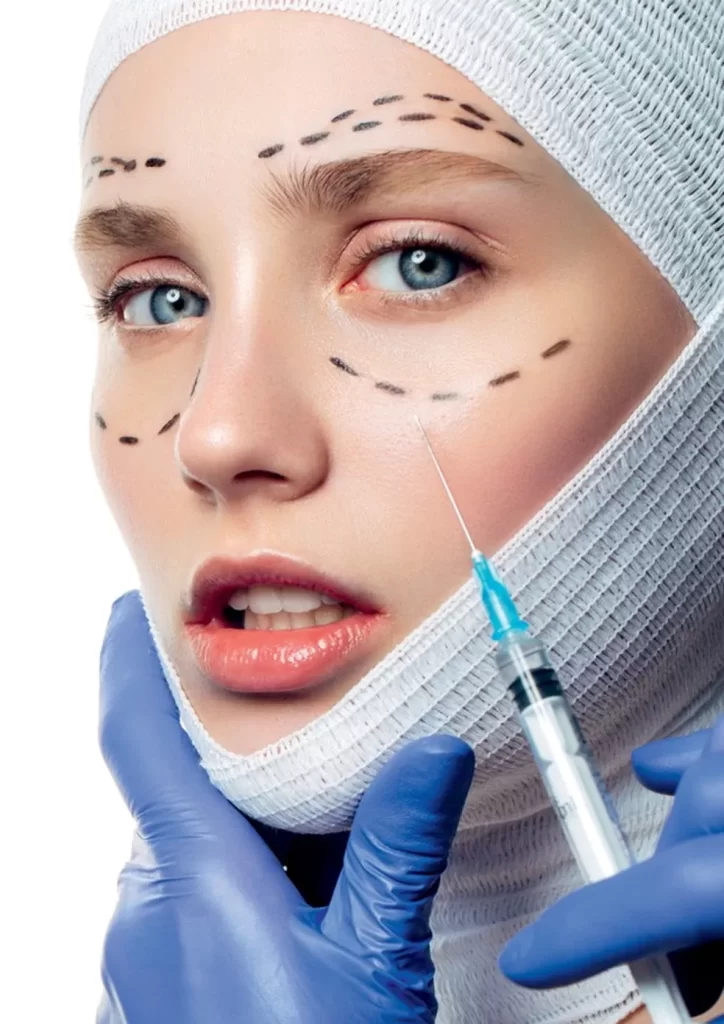 Aplicação de BioEstimuladores de Colágeno no rosto